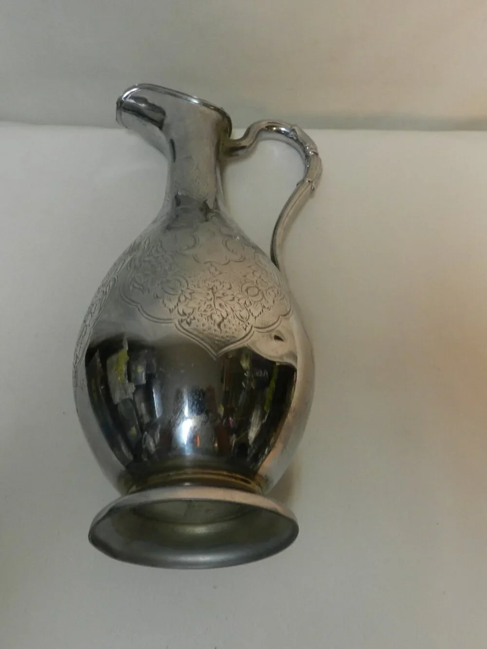 James Dixon & Sons EPBM 64 British Sheffield Silverplated Metal Antique Pitcher